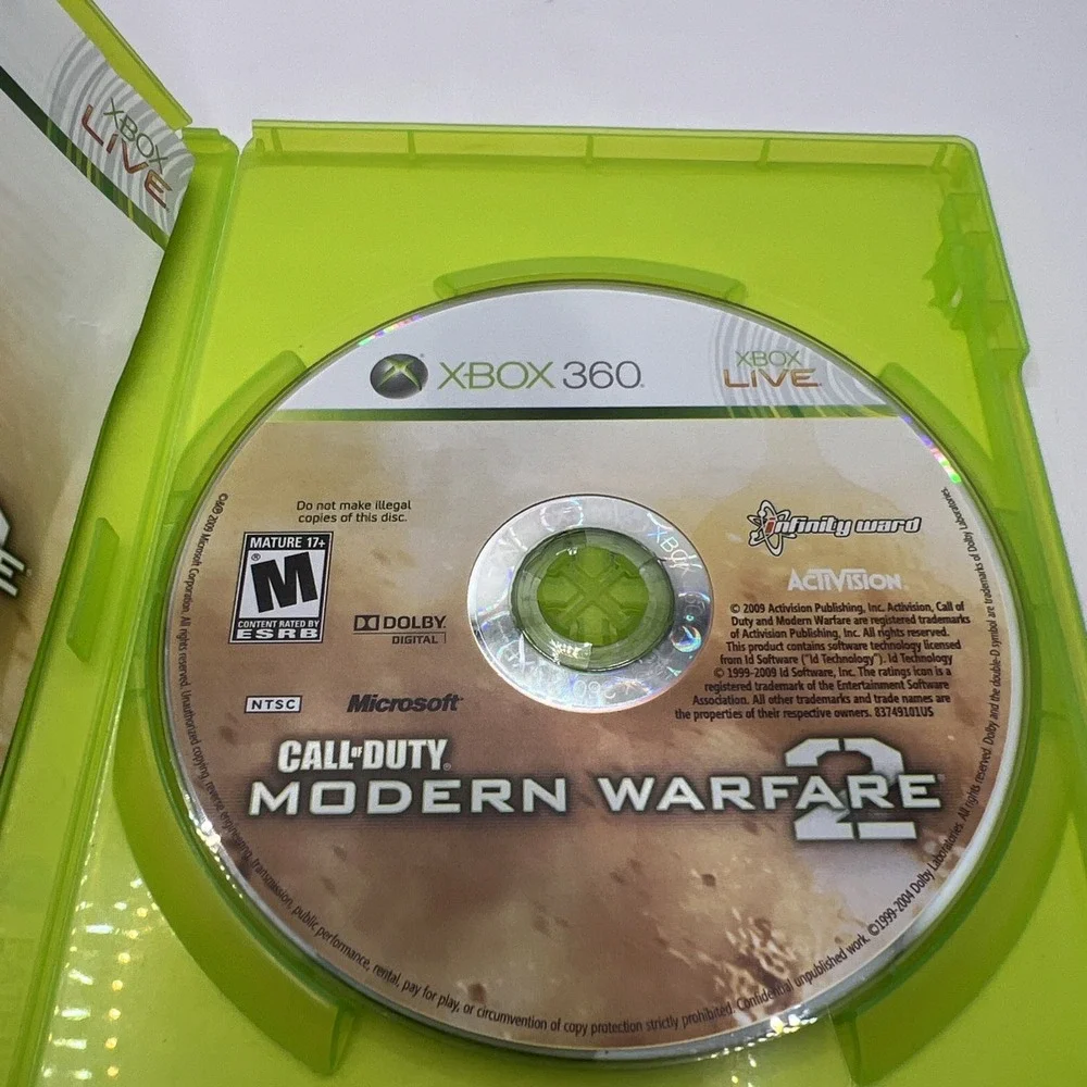 Call of Duty: Modern Warfare 2 (Microsoft Xbox 360, 2009) CIB Tested and Working